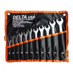 LLAVE MIXTA  X 11PCS 8 A 22 SATINADO DELTA
